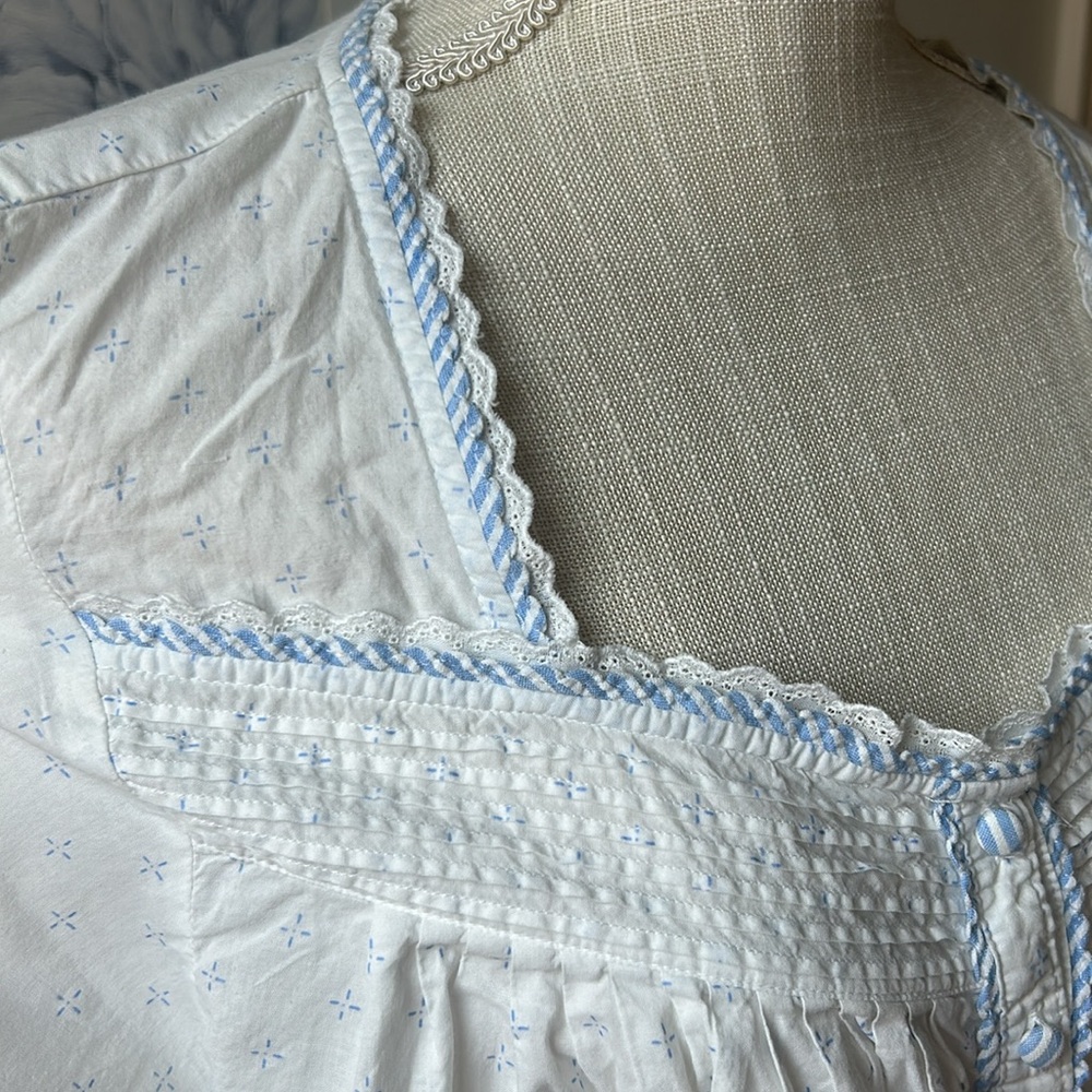 Eileen West Long Sleeve Cotton Nightgown - Picture 2 of 12